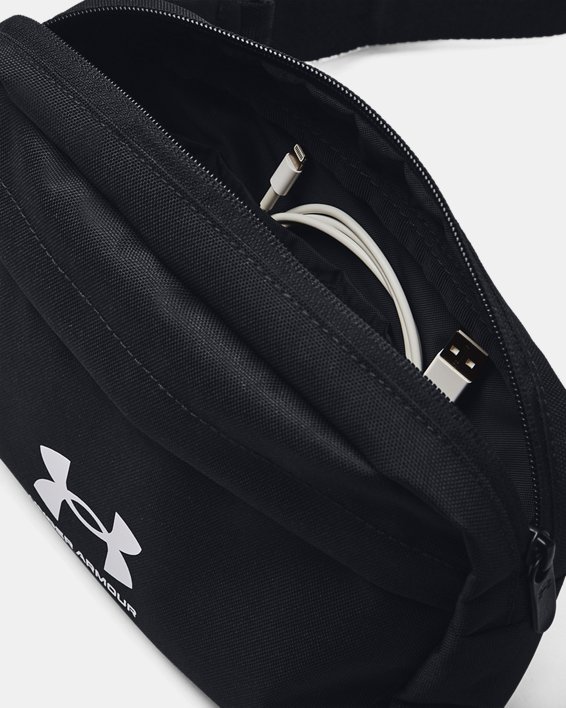 UA SportStyle Lite Waist Bag Crossbody in Black image number 2